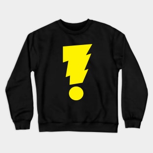 MADMAN Exclamation Bolt Classic Yellow! Crewneck Sweatshirt